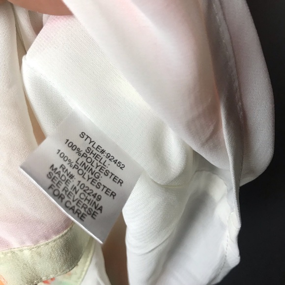 Skies Are Blue Floral Sheath Button Dress #246 - Picture 5 of 7